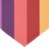 Cherry Red Violet Stripes Kleine Tafelkleed (Gekanteld)