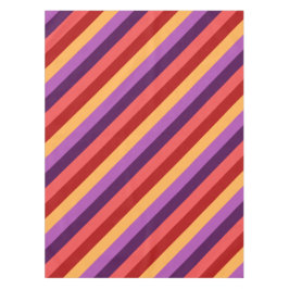 Cherry Red Violet Stripes Kleine Tafelkleed