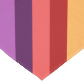 Cherry Red Violet Stripes Kleine Tafelloper (Hoek)