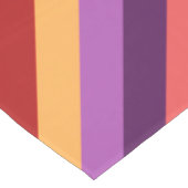 Cherry Red Violet Stripes Medium Tafelloper (Hoek)