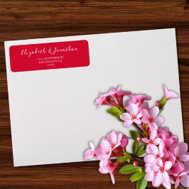 Cherry Red Wedding Etiket