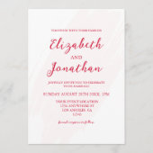 Cherry Red Wedding Kaart (Voorkant)