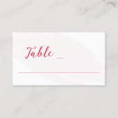 Cherry Red Wedding Plaatskaartje (Voorkant)