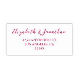 Cherry Red Wedding Zelfinktende Stempel