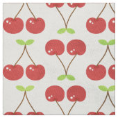Cherry Retro Fabric - Grote print Stof (Swatch)
