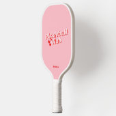 Cherry Retro Vibe Pink Pickleball Paddle (Links)