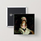 Cherry Ripe, 1879 Vierkante Button 5,1 Cm (Voorkant /achterkant)