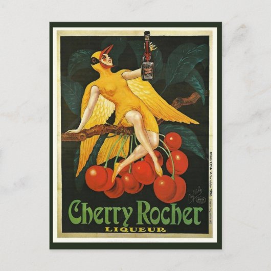  Cherry Rocher Advertisement Briefkaart (Voorkant)
