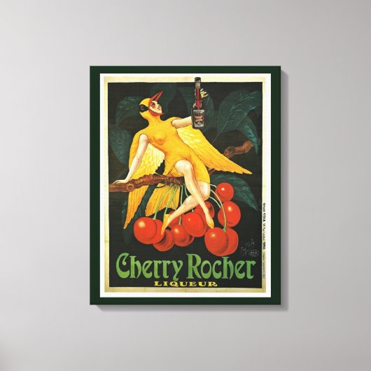  Cherry Rocher Advertisement Canvas Afdruk (Voorkant)