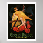 Cherry Rocher Liquor 1922 ( Franse kleding) Poster (Voorkant)