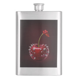 Cherry Rock Style Stainless Steel Flask Flacon