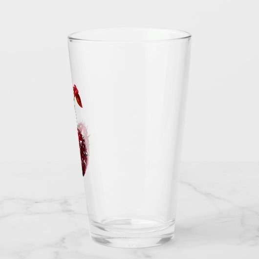 Cherry Rock Style Stainless Steel Flask Glas (Links)