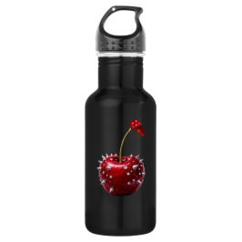 Cherry Rock Style Stainless Steel Flask Waterfles