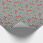Cherry Roll - Stripes Cadeaupapier (Hoek)