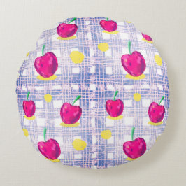 Cherry Rond Kussen