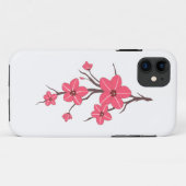 Cherry roze bloemen patroon! Case-Mate iPhone case (Achterkant (horizontaal))