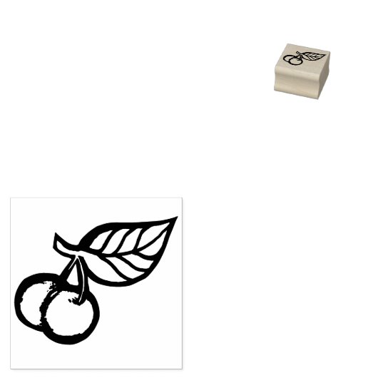 Cherry Rubberstempel (Gestempeld)