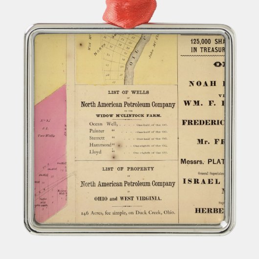Cherry Run, eigenschap Metalen Ornament (Voorkant)