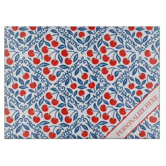 Cherry Rustic Farmhouse French Country Snijplank (Voorkant)