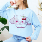 Cherry Schattige Koe cadeau voor haar T-shirt