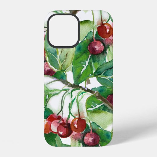 Cherry Seamless Pattern iPhone Hoesje (Achterkant)