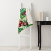 Cherry Seamless Pattern Sherpa Deken (In situ)