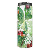 Cherry Seamless Pattern Thermosbeker (Achterkant)