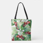 Cherry Seamless Pattern Tote Bag (Achterkant)