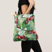 Cherry Seamless Pattern Tote Bag (Dichtbij)
