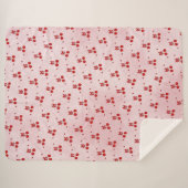 Cherry Sherpa Deken (Voorkant (horizontaal))