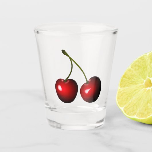 Cherry Shot Glass - Zoet Glas (Voorkant)