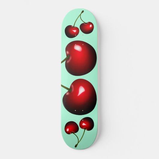 Cherry Skateboard - Uw kleuren (Voorkant)