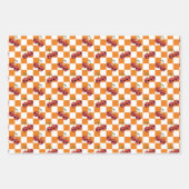 Cherry Skull Checkerboard – Alt esthetisch Inpakpapier Vel (Voorkant 3)