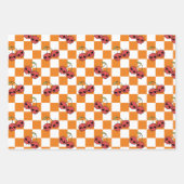Cherry Skull Checkerboard – Alt esthetisch Inpakpapier Vel (Voorkant 2)