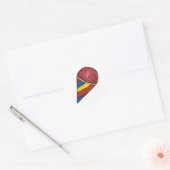 Cherry Sno Cone Red Snocone Summer Shaved Ice Ronde Sticker (Envelop)