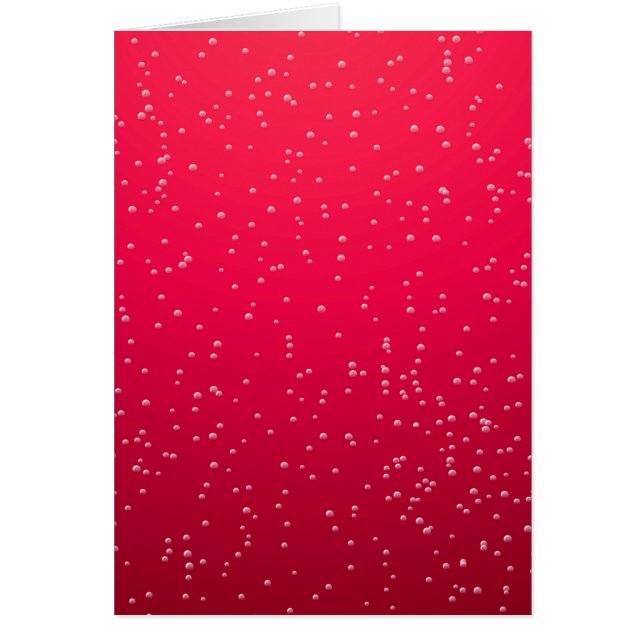 Cherry Soda met Tiny Bubbles Background Art (Voorkant)