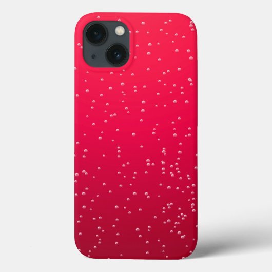 Cherry Soda met Tiny Bubbles Background Art Case-Mate iPhone Case (Achterkant)