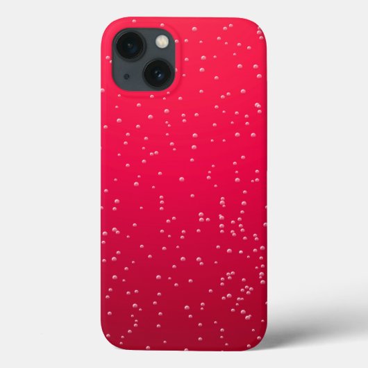 Cherry Soda met Tiny Bubbles Background Art Case-Mate iPhone Case (Achterkant)