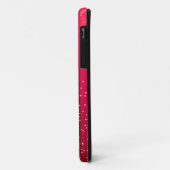 Cherry Soda met Tiny Bubbles Background Art Case-Mate iPhone Case (Achterkant/links)