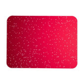 Cherry Soda met Tiny Bubbles Background Art Magneet (Horizontaal)