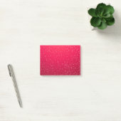 Cherry Soda met Tiny Bubbles Background Art Post-it® Notes (Kantoor)