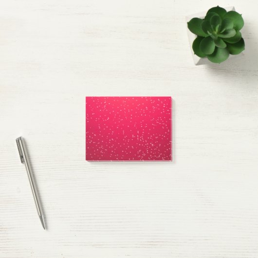 Cherry Soda met Tiny Bubbles Background Art Post-it® Notes (Kantoor)