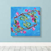 Cherry Splendor Canvas Afdruk (Insitu (Houten vloer))