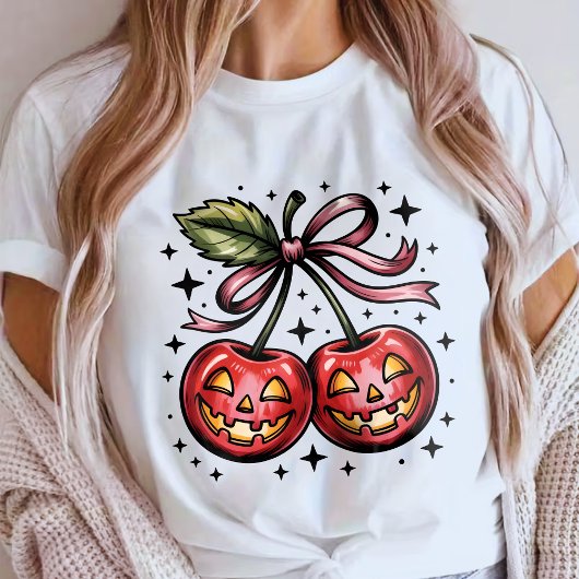 Cherry Spooky season halloween T-shirt