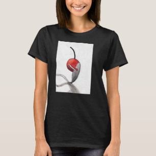 Cherry Spoon Hug Black t-shirts kleinere maten