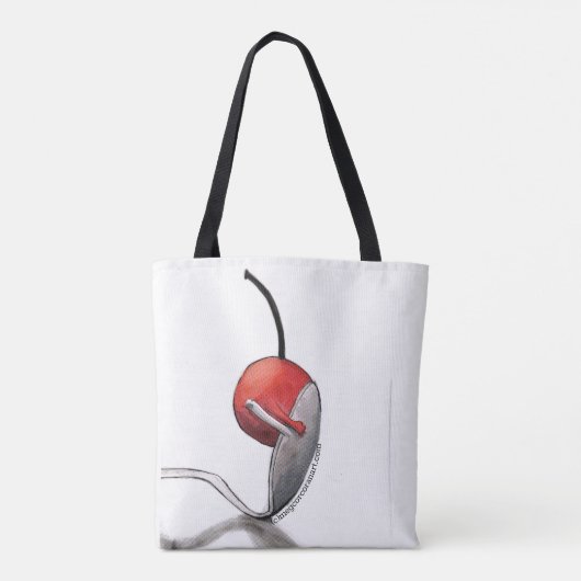 Cherry Spoon Hug Tas (Achterkant)