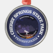 Cherry Springs SP Metalen Ornament (Voorkant)