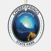 Cherry Springs State Park Pennsylvania Badge Keramisch Ornament (Links)