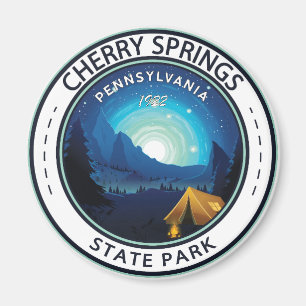 Cherry Springs State Park Pennsylvania Badge Magneet