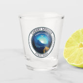 Cherry Springs State Park Pennsylvania Badge Shot Glas (Voorkant)
